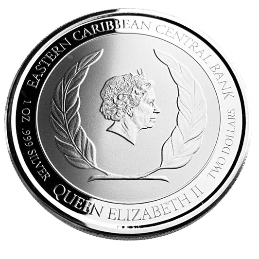 1 ozt Dominica Mountain Chicken 999 Coin