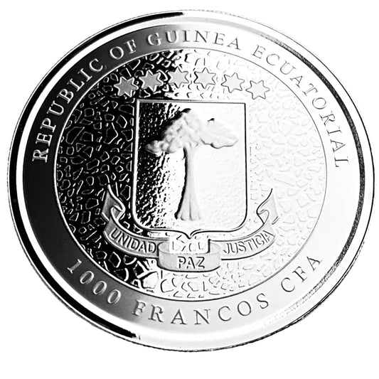 1 ozt Equatorial Guinea Giraffe 999 Coin