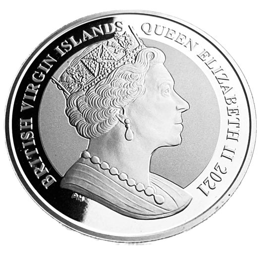 1 ozt American Flamingo 999 Silver Coin