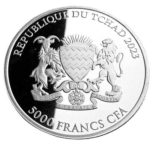 1 ozt Tchad Red Panda 999 Coin