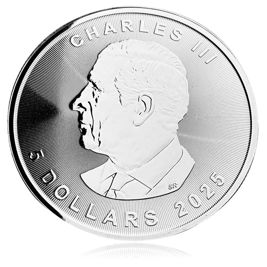 1 ozt 2025 RCM Maple Leaf .9999 Silver $5