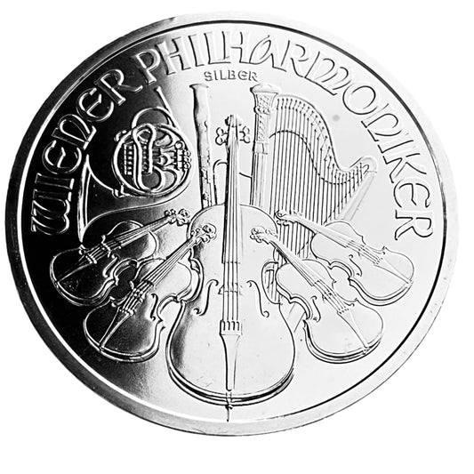 1 ozt Austrian 999 Philharmonic 1.5 Euro