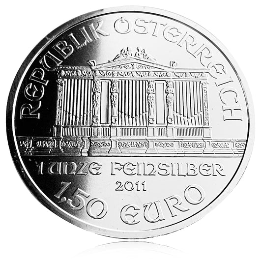 1 ozt Austrian 999 Philharmonic 1.5 Euro