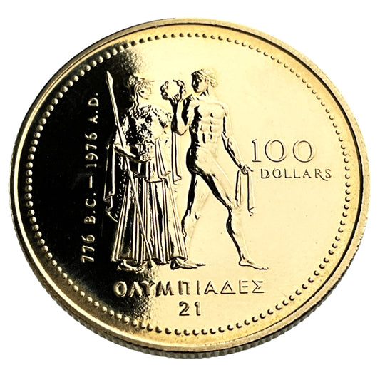 ¼ ozt Olympic Gold $100 Coin