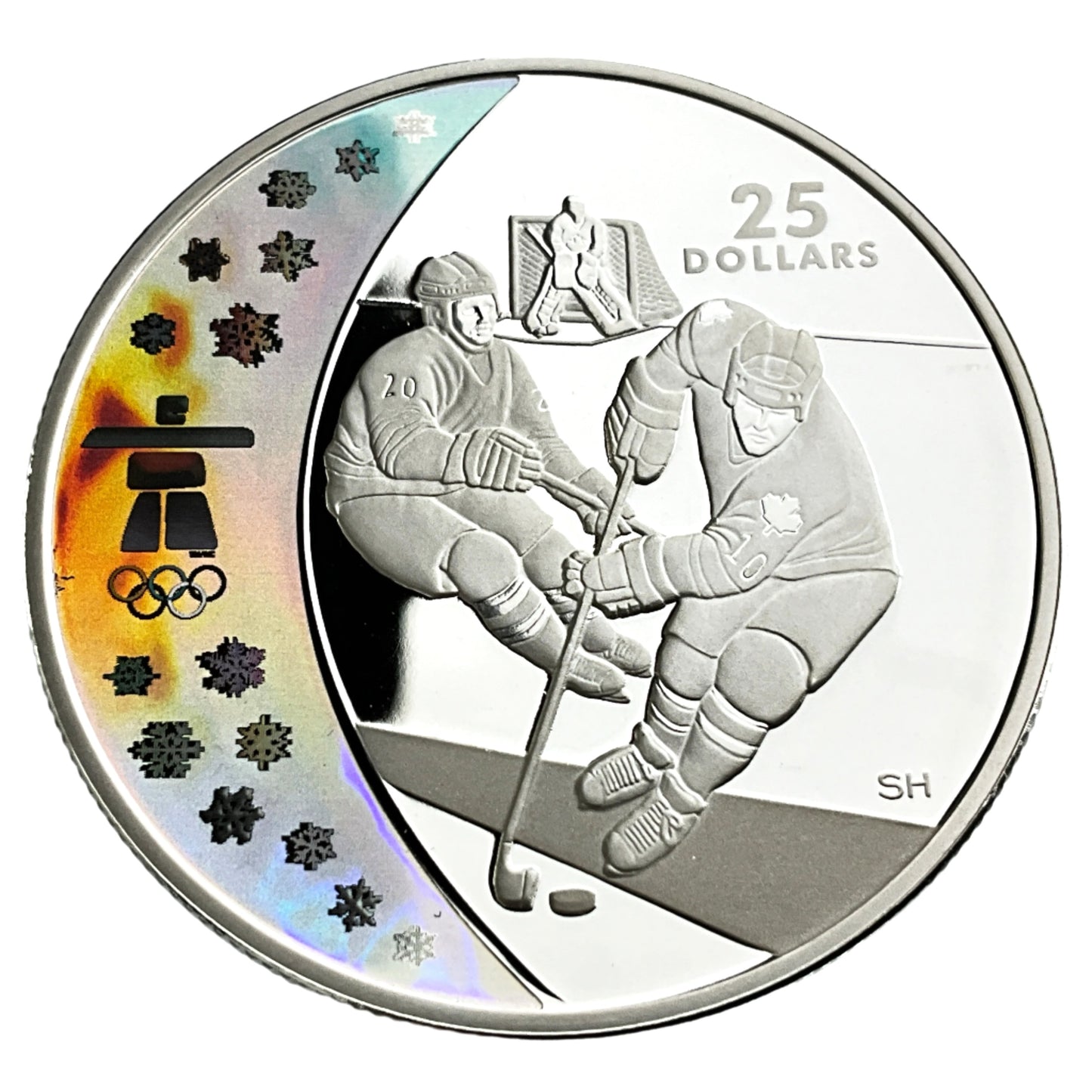 .826 ozt Olympic Ice Hockey Silver $25