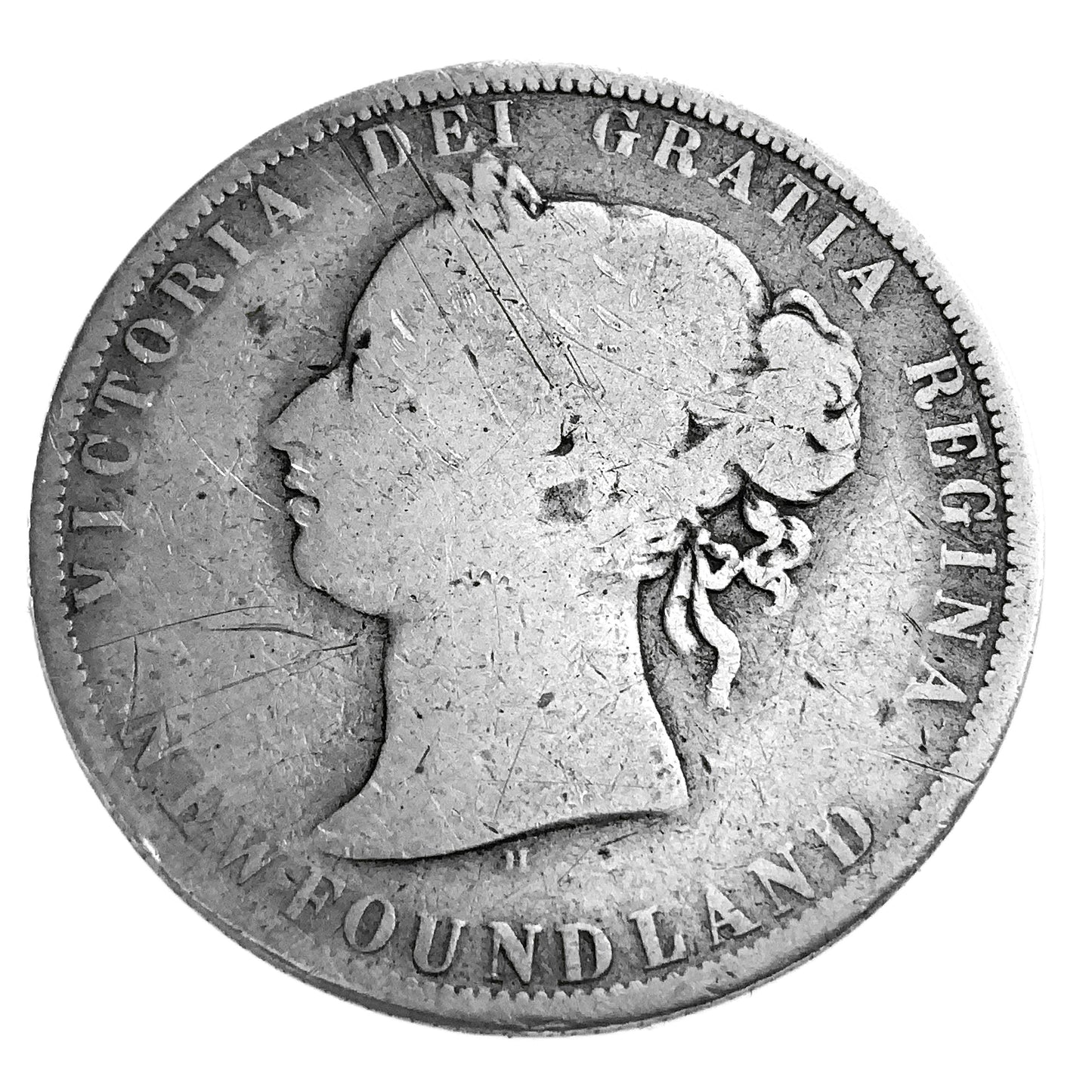 .326 ozt Newfoundland Half Dollar Cull 50¢