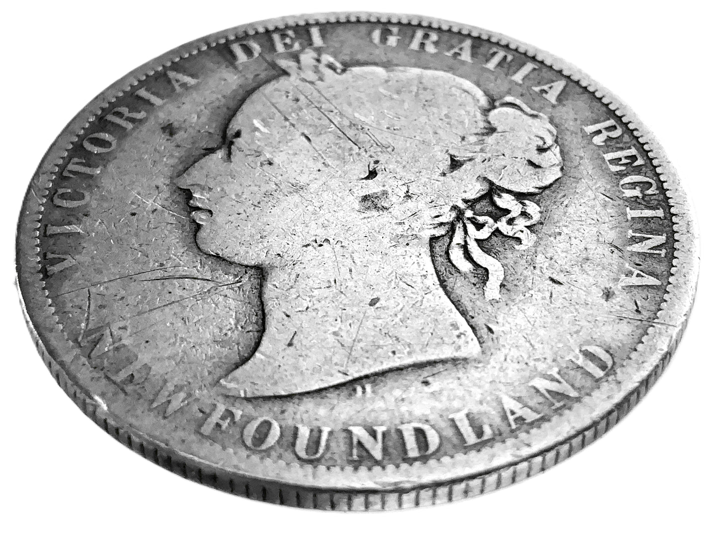 .326 ozt Newfoundland Half Dollar Cull 50¢