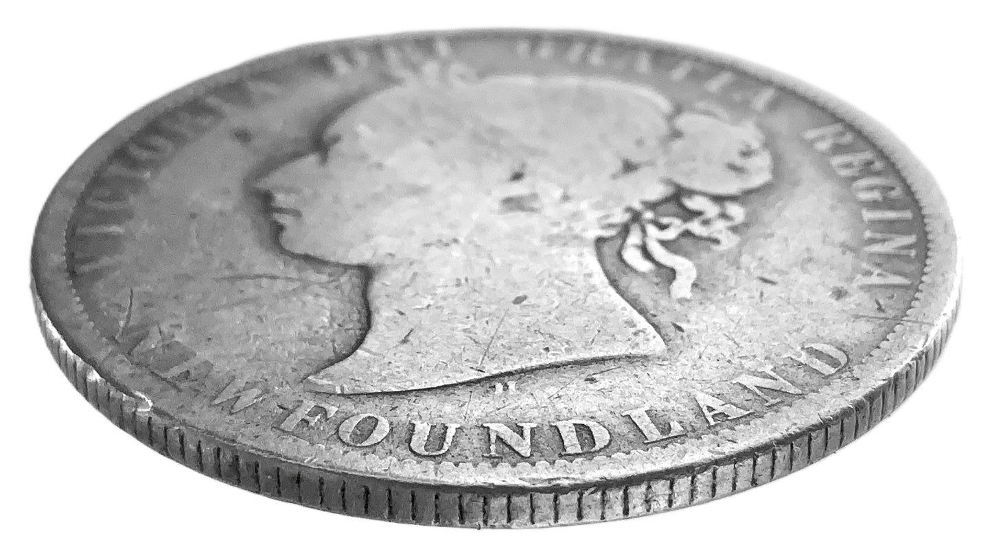 .326 ozt Newfoundland Half Dollar Cull 50¢