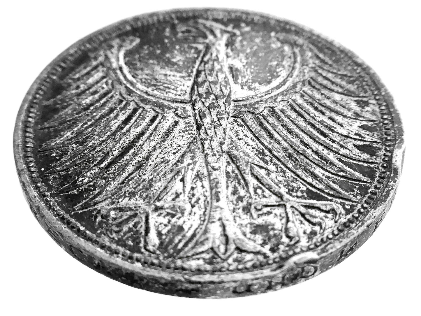 .222 ozt 1966 G Germany Silver 5 Mark