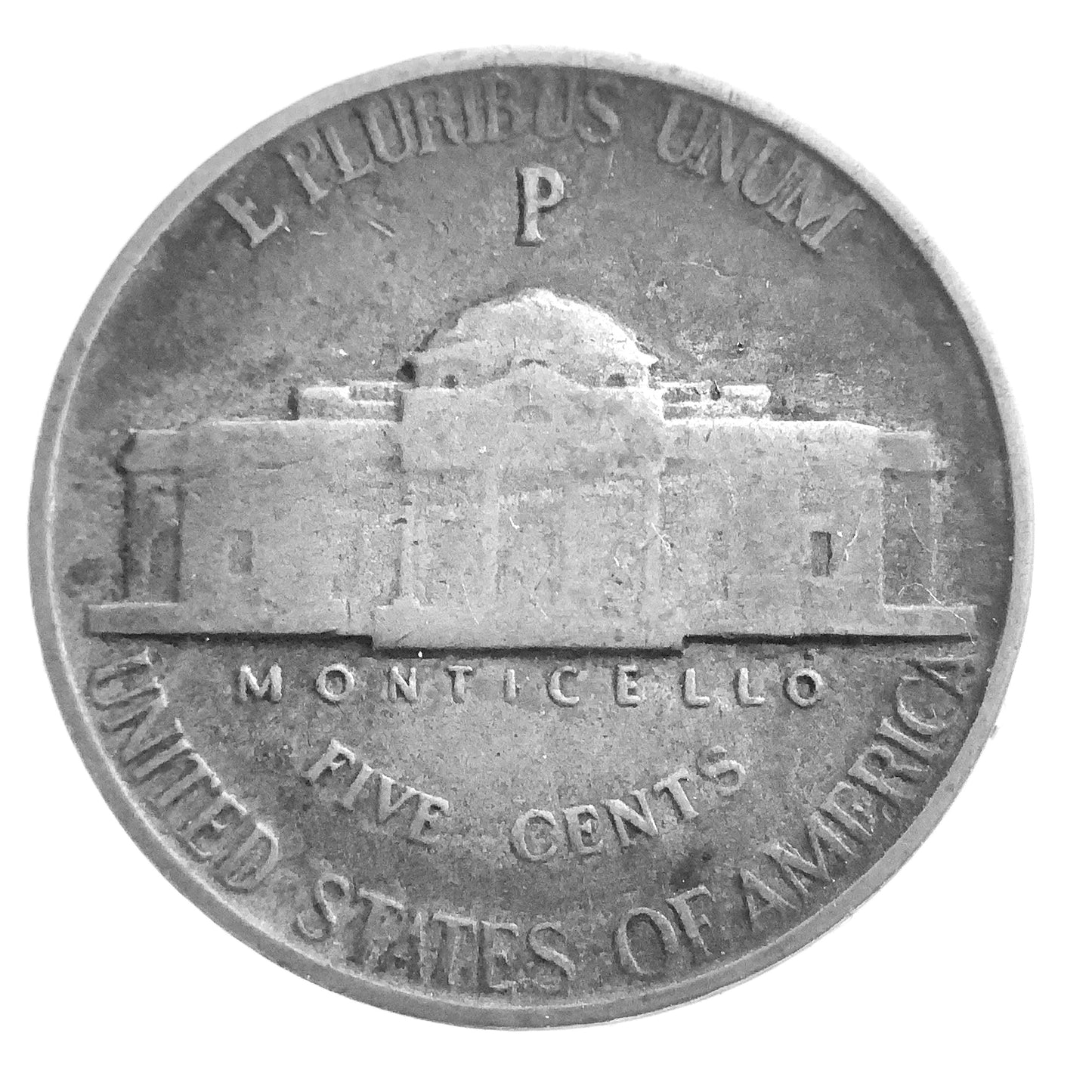 .056 ozt United States War Nickel Silver 5¢