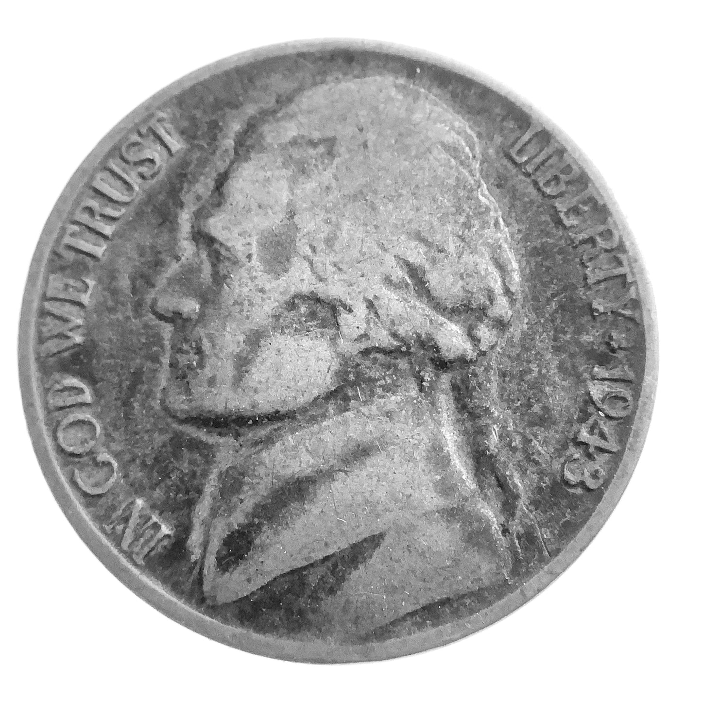 .056 ozt United States War Nickel Silver 5¢