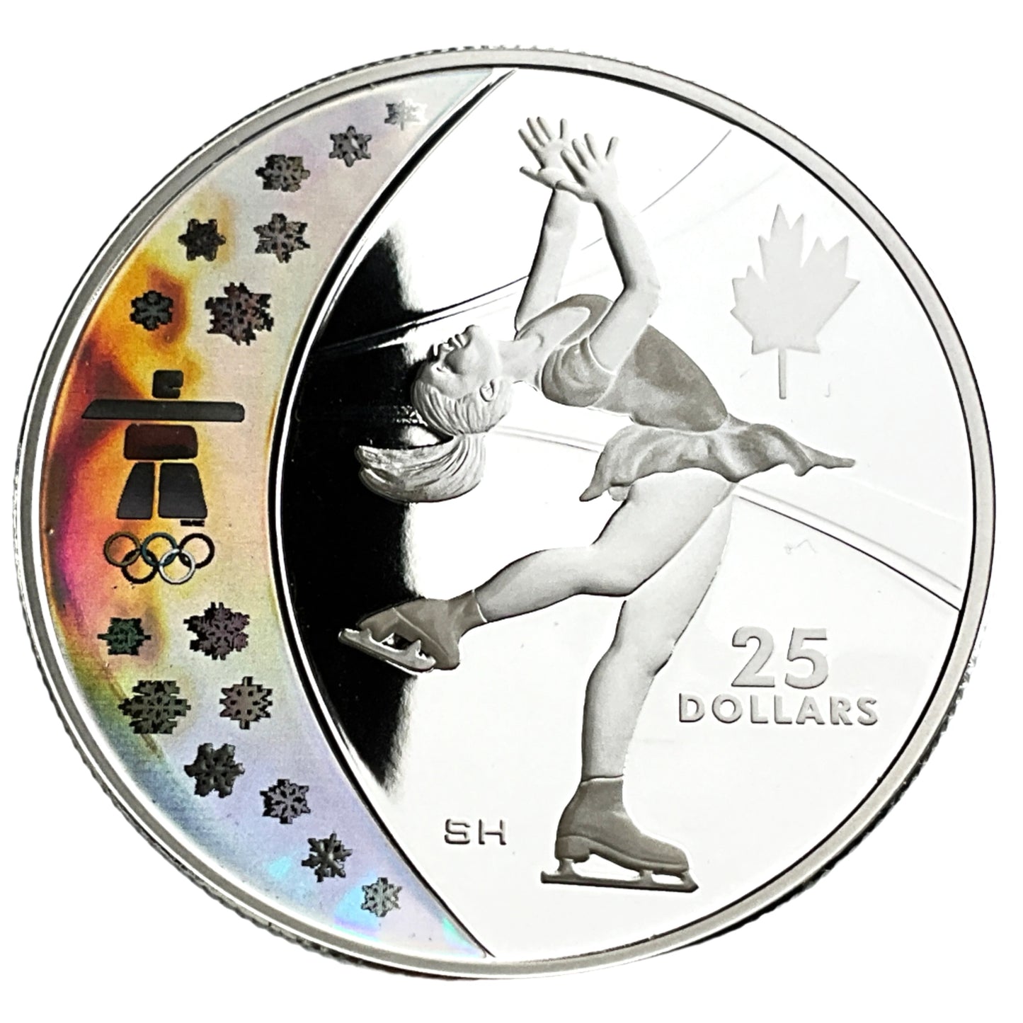 .826 ozt Olympic Figure Skating Silver $25