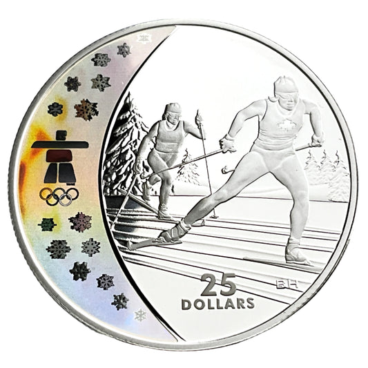 .826 ozt Cross Country Skiing Silver $25