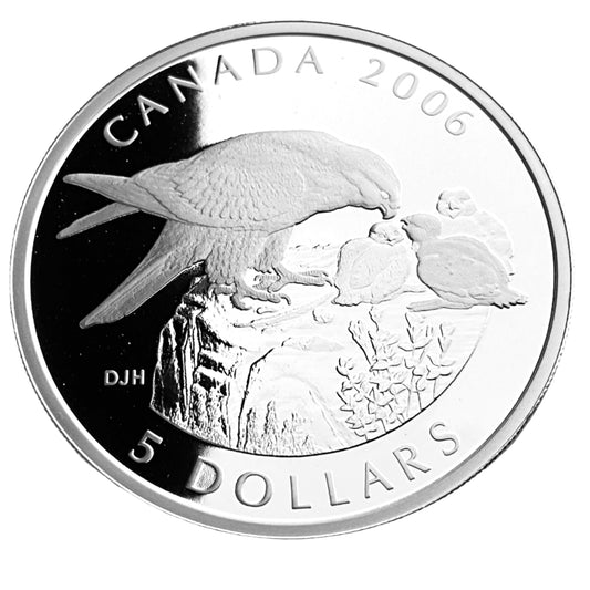 .900 ozt Peregrine Falcon 9999 $5 Coin