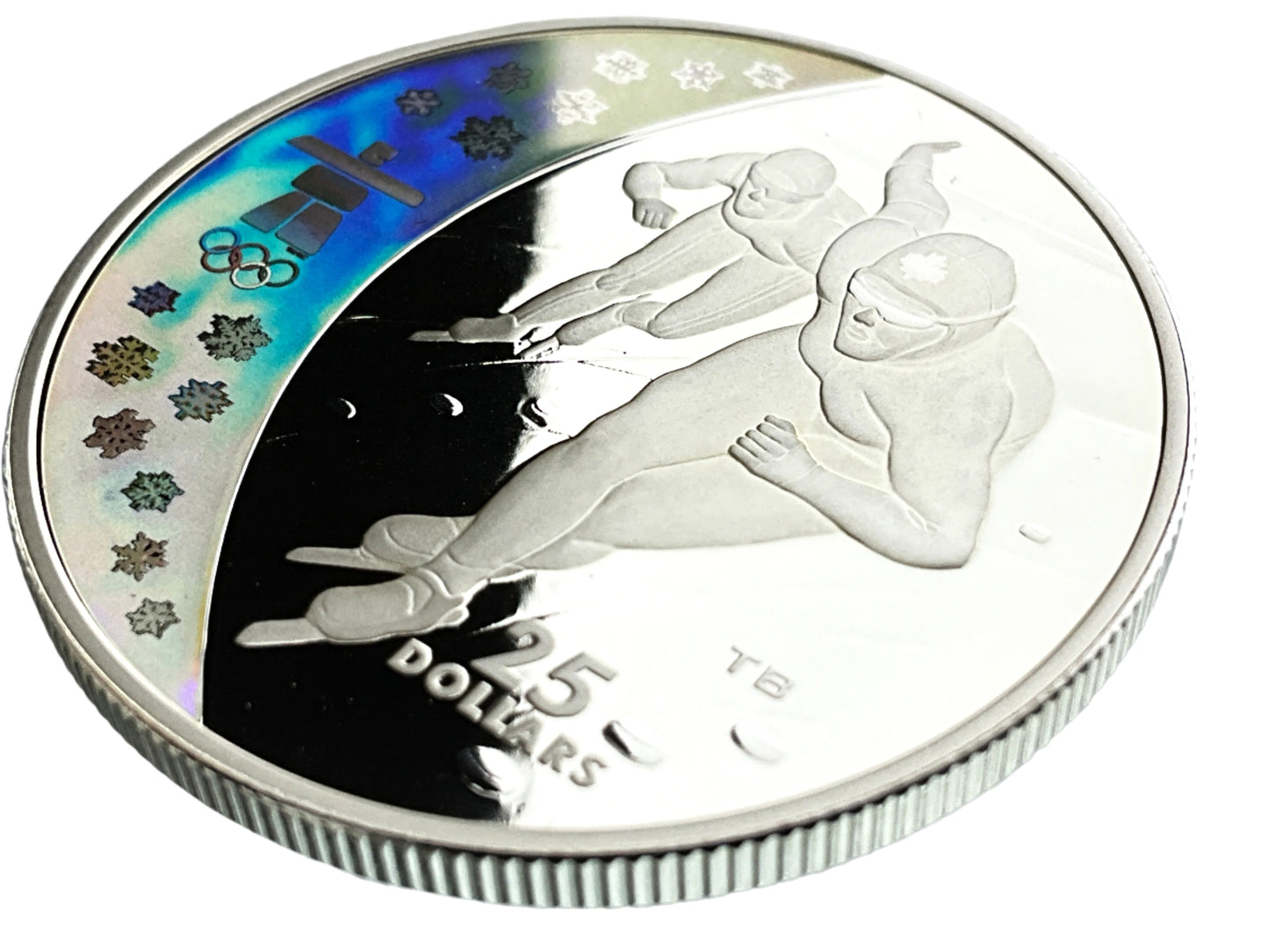 .826 ozt Olympic Speed Skating Silver $25