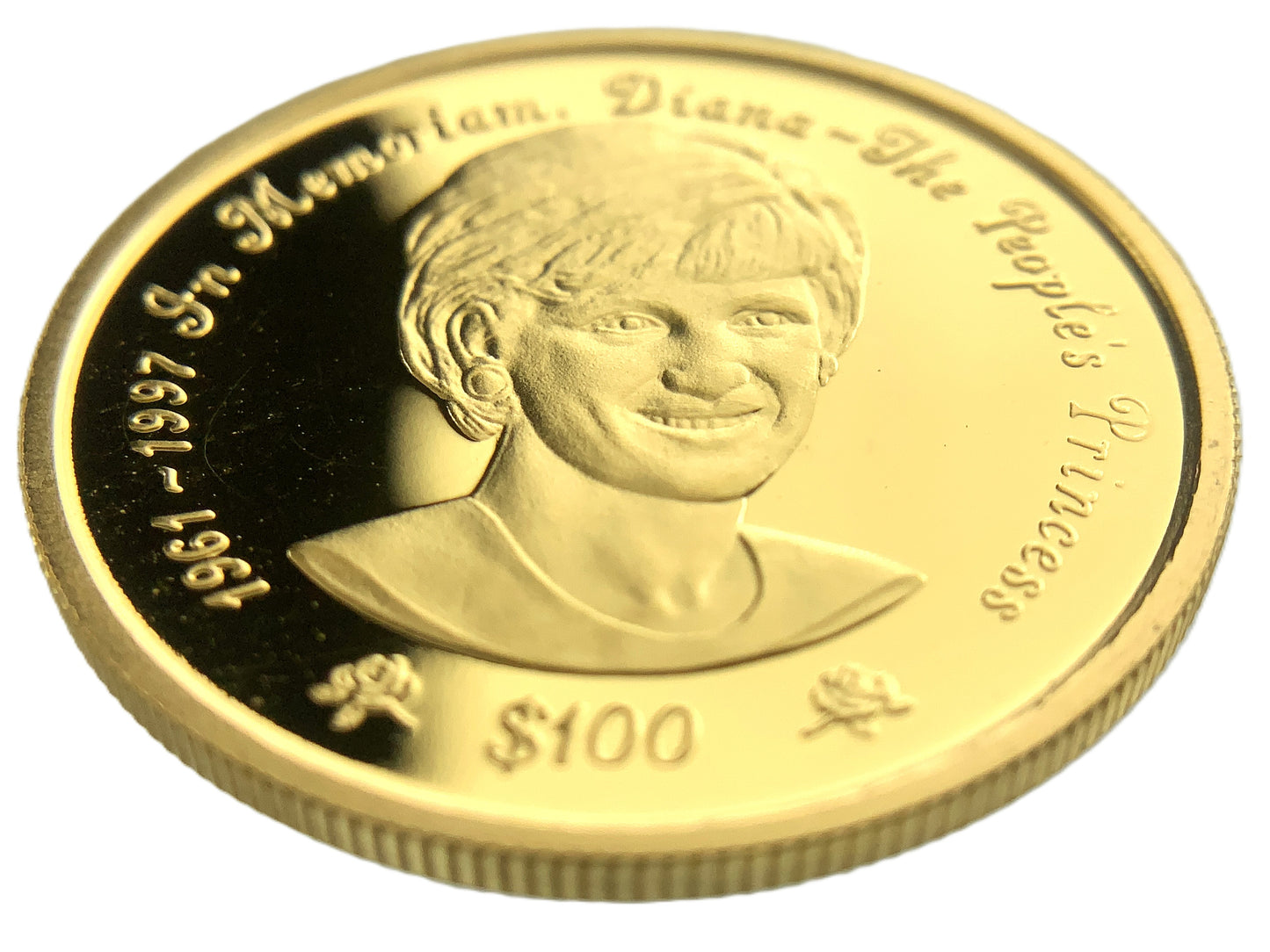 .202 ozt Memoriam Princess Diana Gold $100