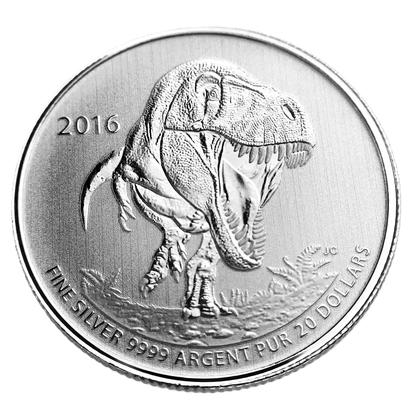 .250 ozt Tyrannosaurus Rex 9999 Silver $20