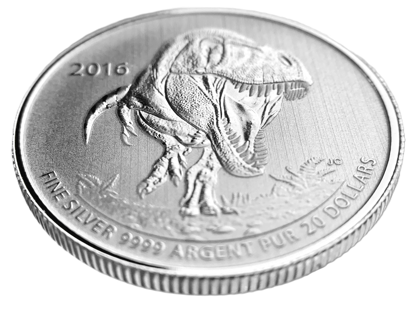 .250 ozt Tyrannosaurus Rex 9999 Silver $20