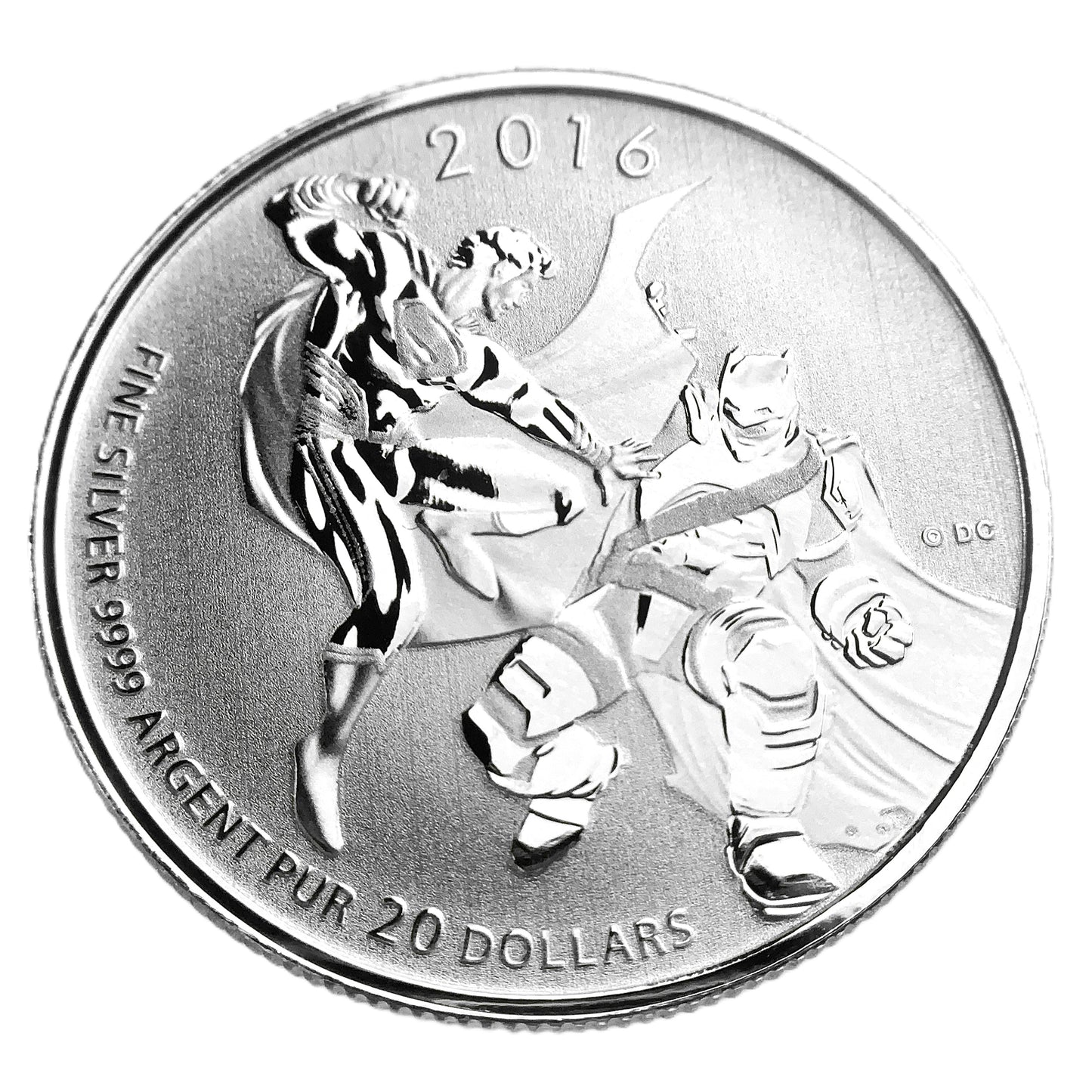 .250 ozt Superman Batman 9999 Silver $20