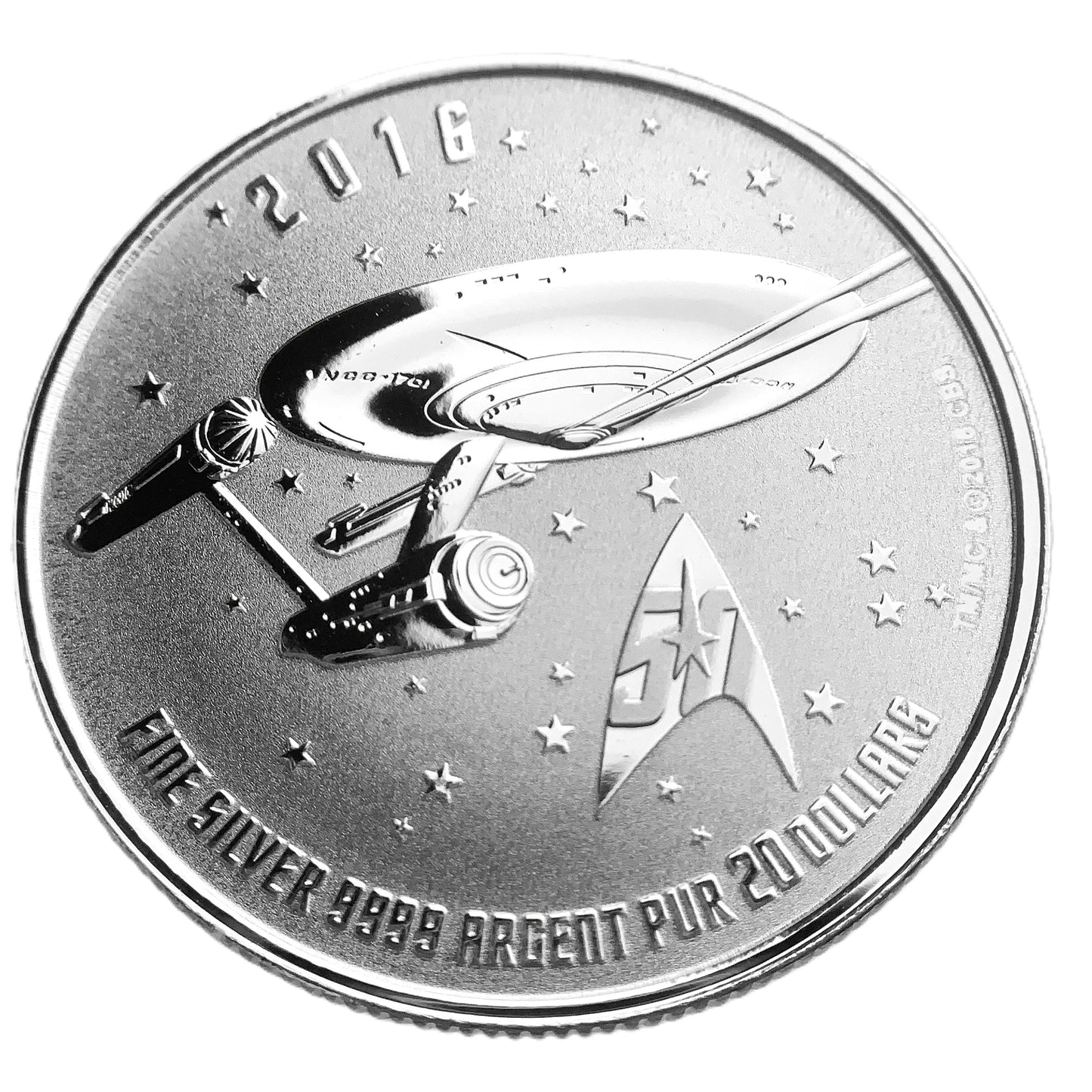 .250 ozt Star Trek Enterprise 9999 $20