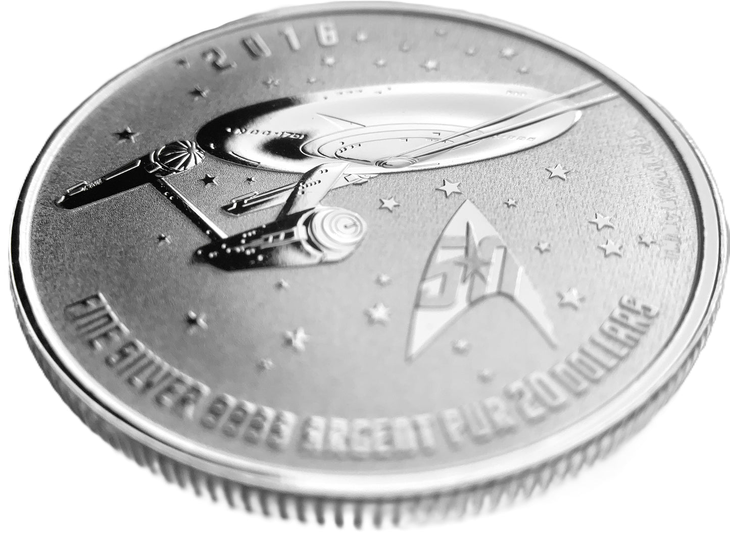 .250 ozt Star Trek Enterprise 9999 $20