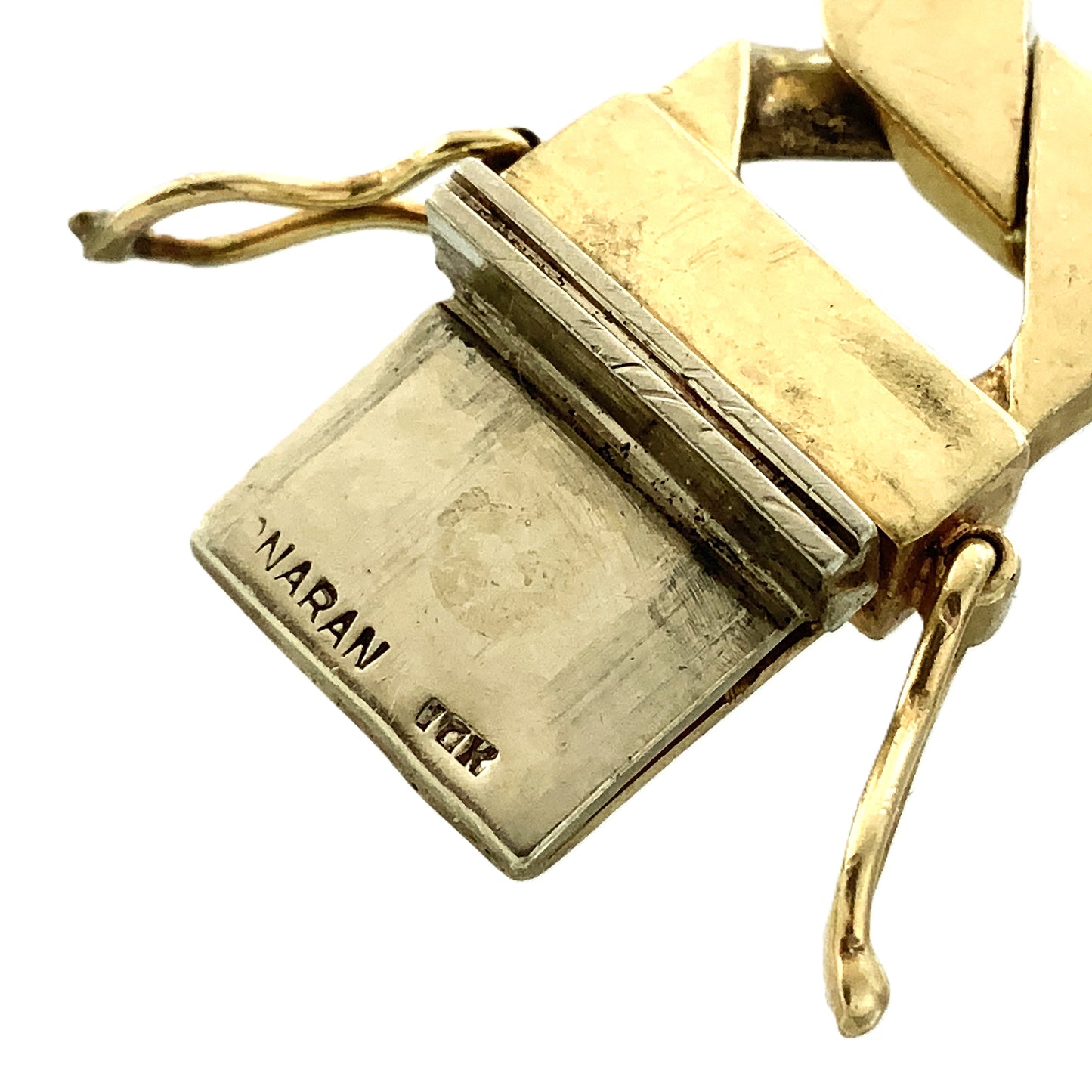 10K Yellow Gold Link Chain 9in x 12.73mm Bracelet