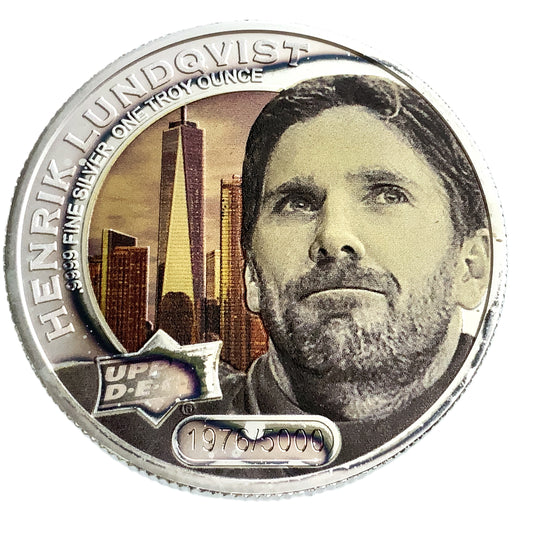 1 ozt Henrik Lundqvist 9999 Silver $5