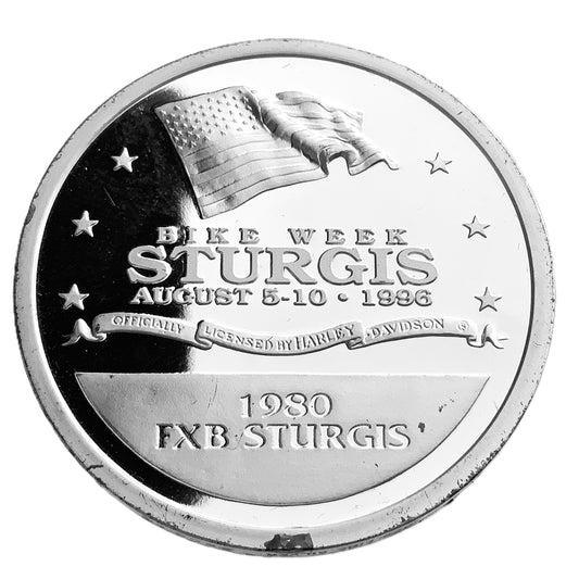 1.02 ozt Sturgis Rally Harley Davidson Silver