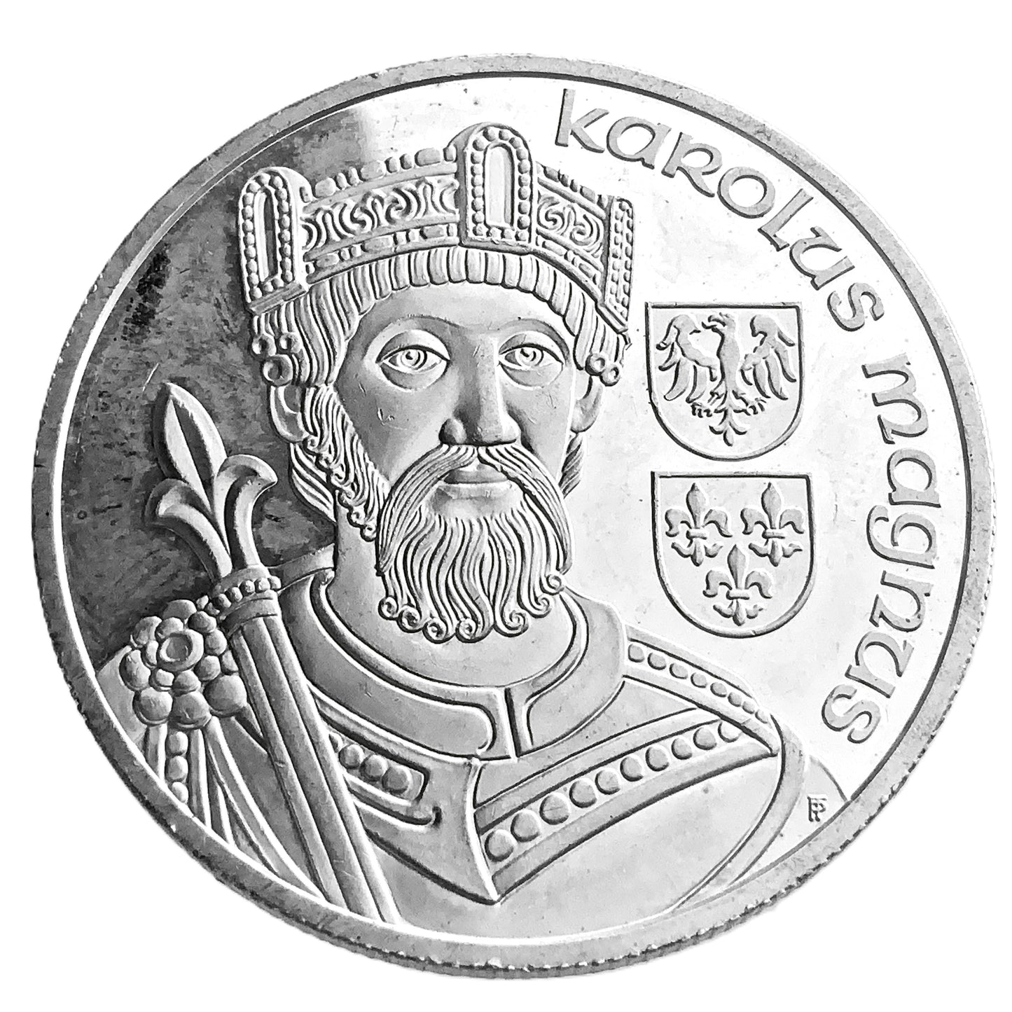 .581 ozt Charlemagne Karolus Magnus Silver