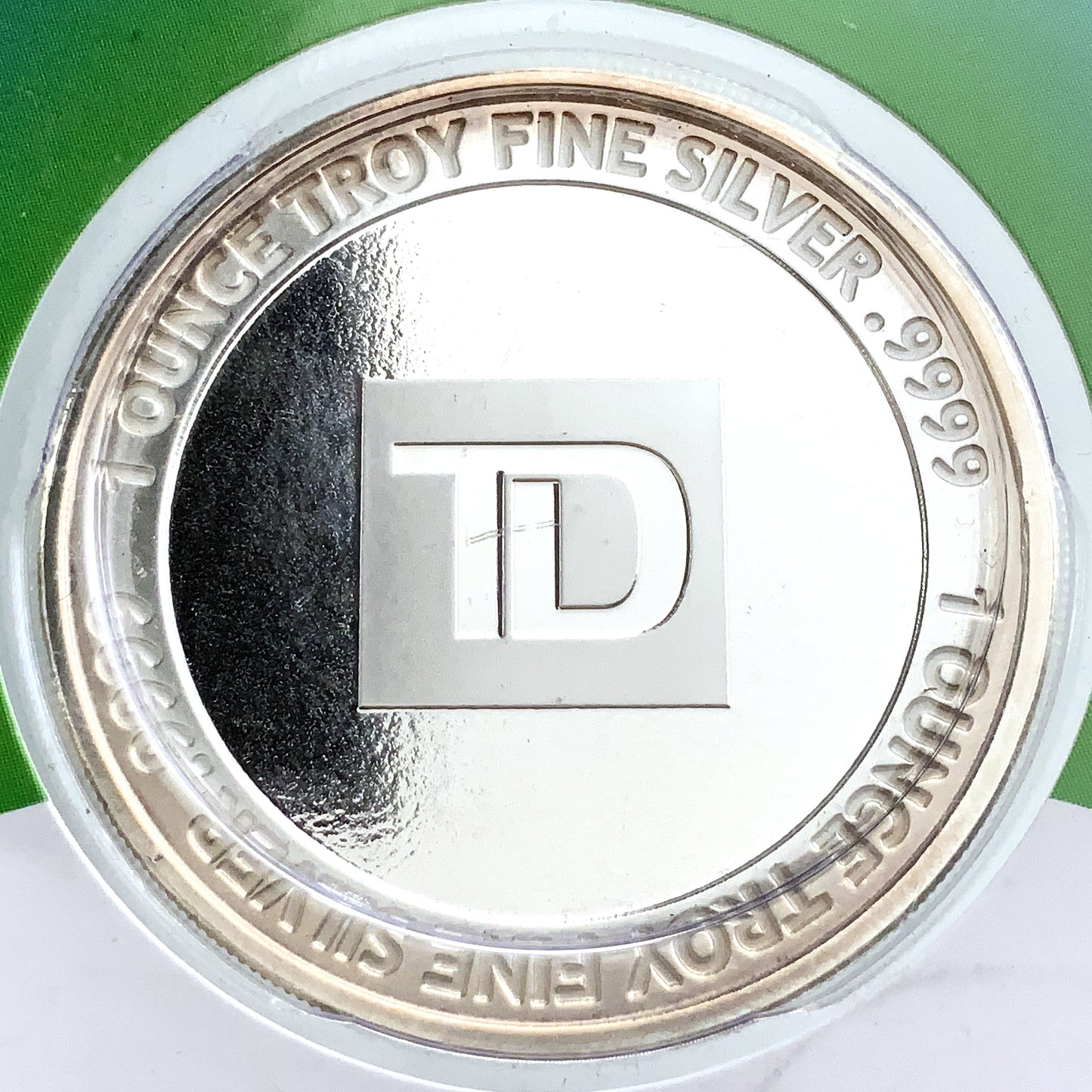 1 ozt TD Diwali Bank 9999 Silver Round