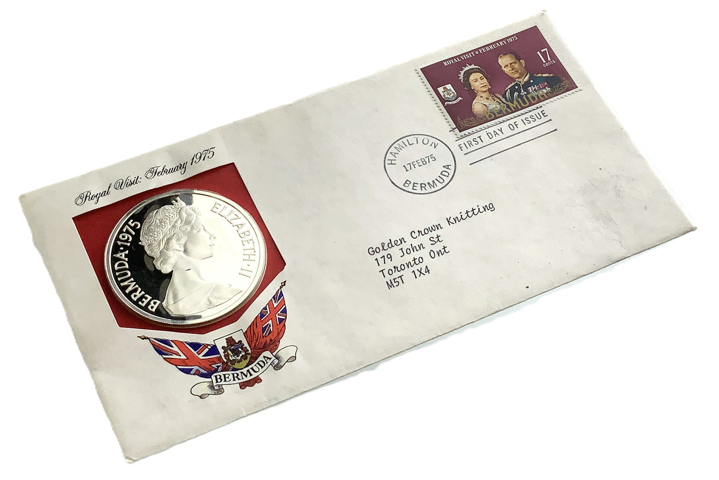 1.445 ozt Bermuda Royal Visit Silver $25