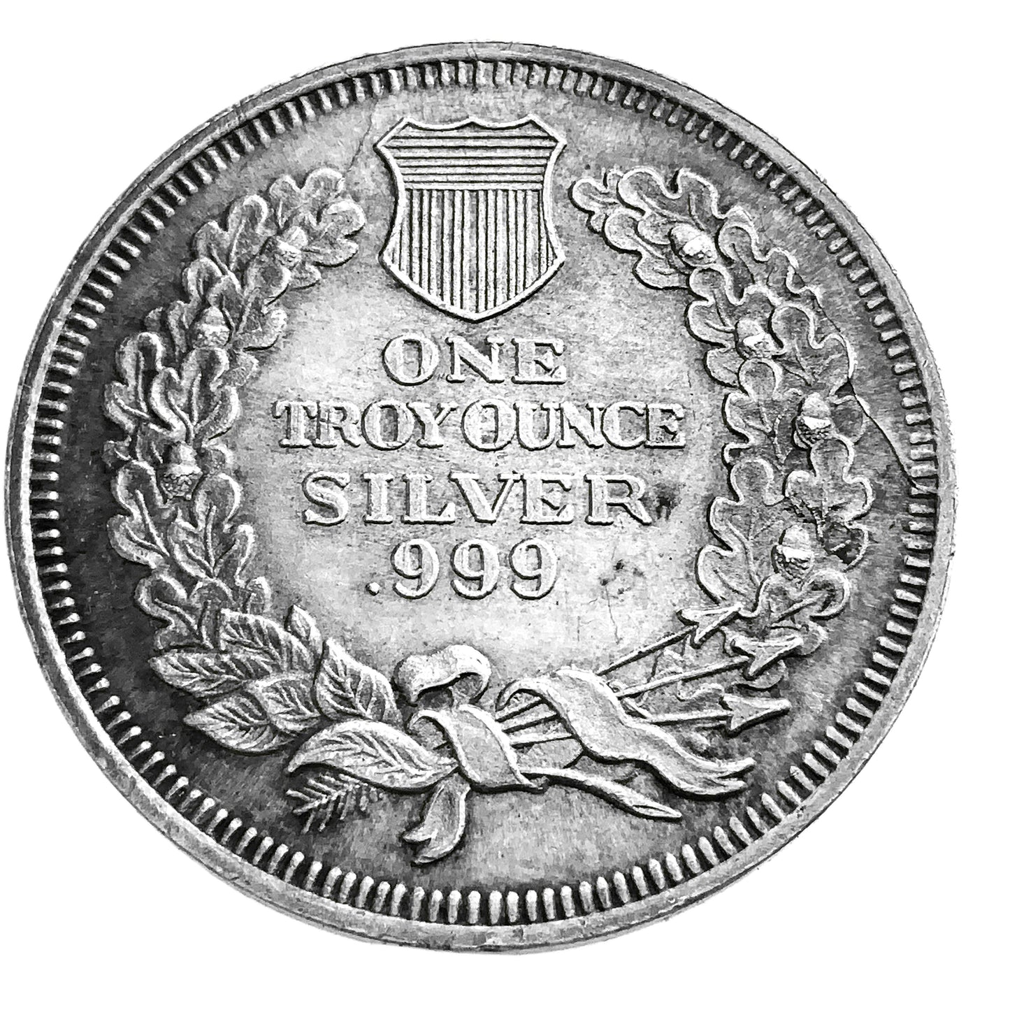 1 ozt Liberty Indian Head 999 Silver Round