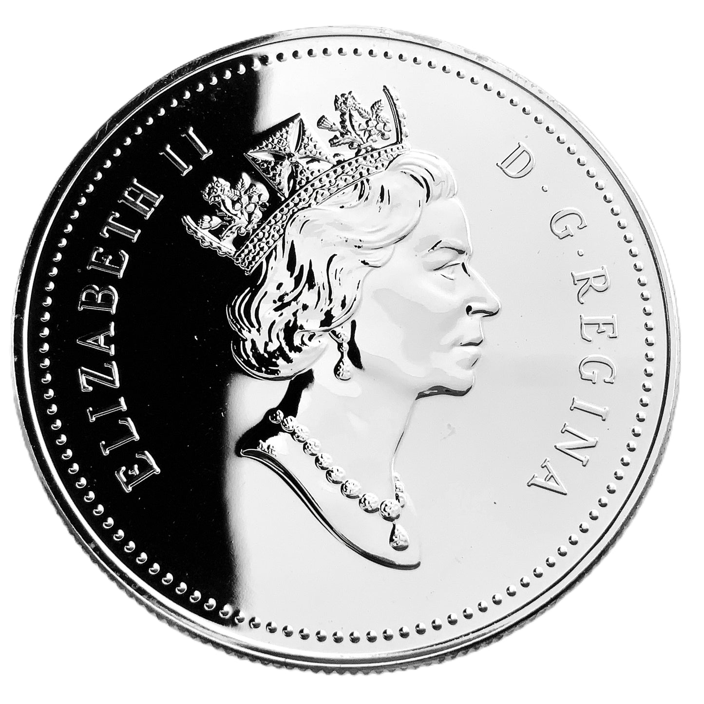 .375 ozt 1992 Kingston York Stagecoach Silver $1