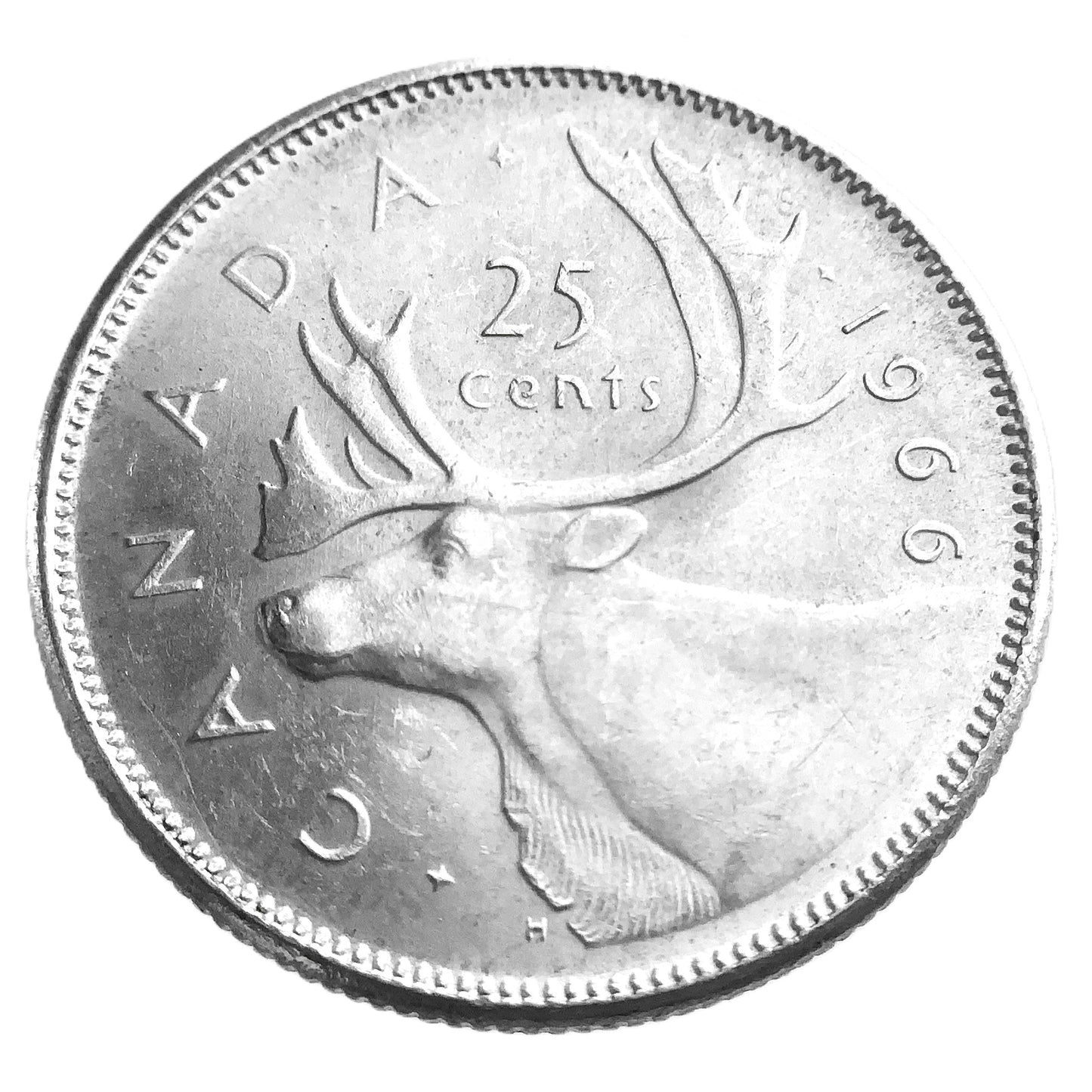 .15 ozt Canada Caribou Quarter Silver 25¢
