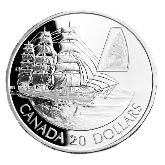 .925 ozt William Lawrence Sailing Ship $20