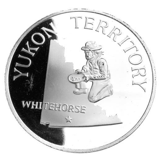 .945 ozt Yukon Territory Silver Medal