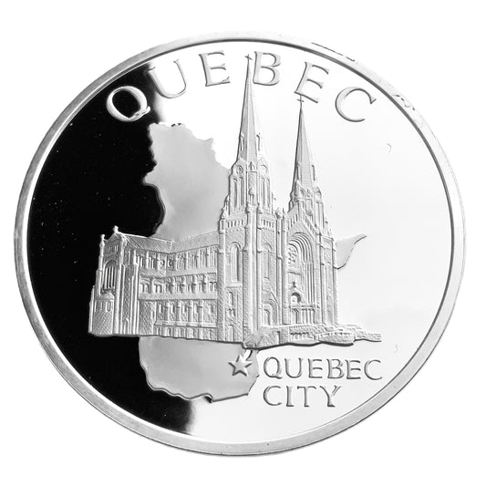 .945 ozt Quebec Province Silver Medal