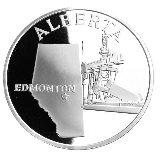 .945 ozt Alberta Province Silver Medal
