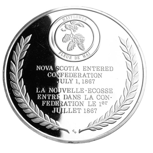 .945 ozt Nova Scotia Province Silver Medal