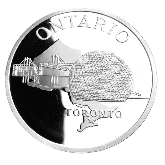 .945 ozt Ontario Province Silver Medal