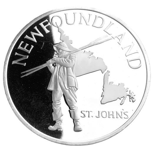 .945 ozt Newfoundland Province Silver Medal