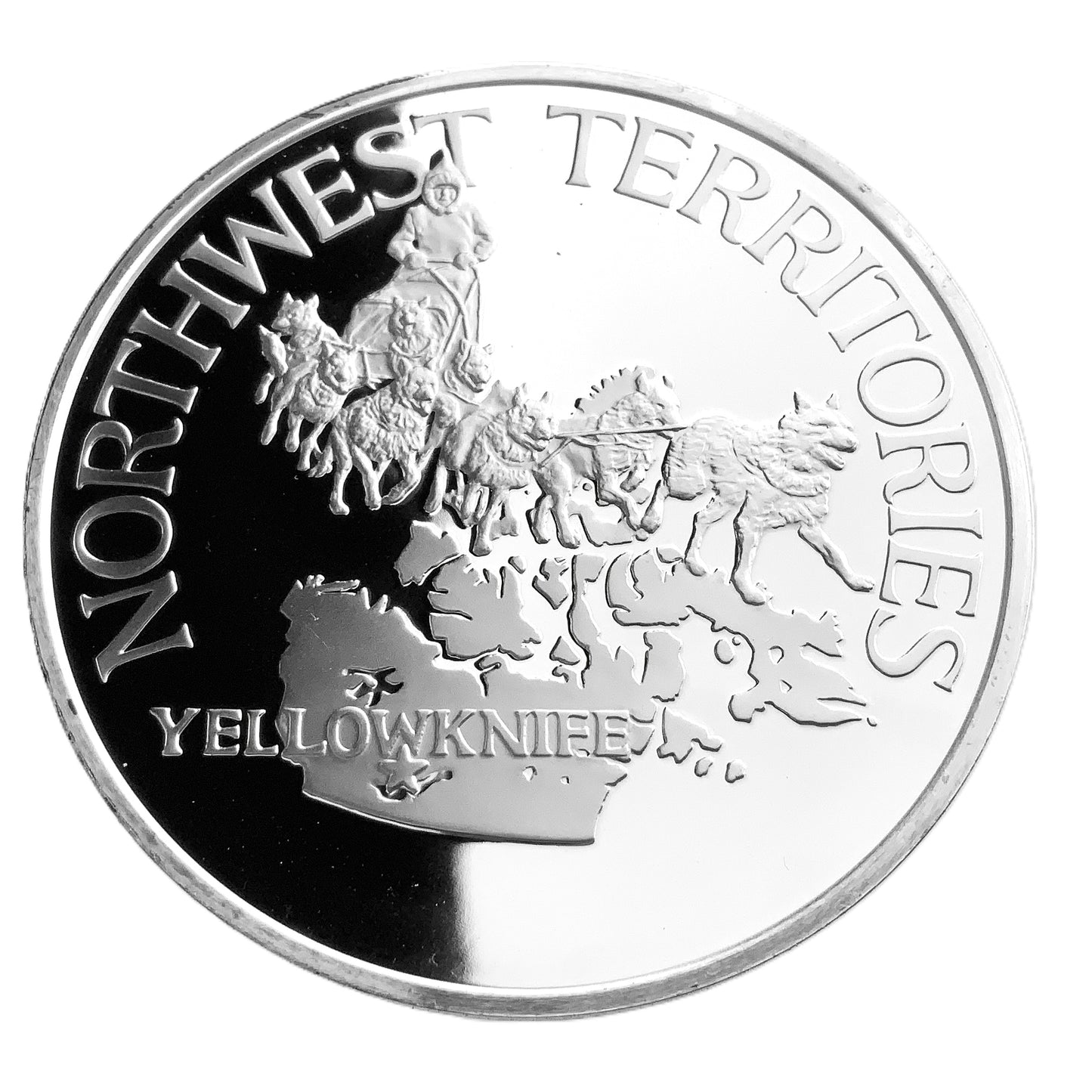 .945 ozt Northwest Territories Silver Medal