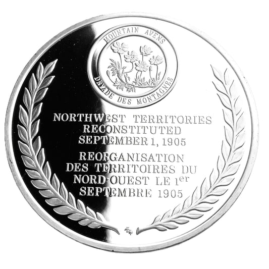 .945 ozt Northwest Territories Silver Medal