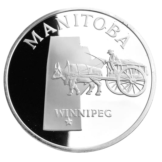 .945 ozt Manitoba Province Silver Medal