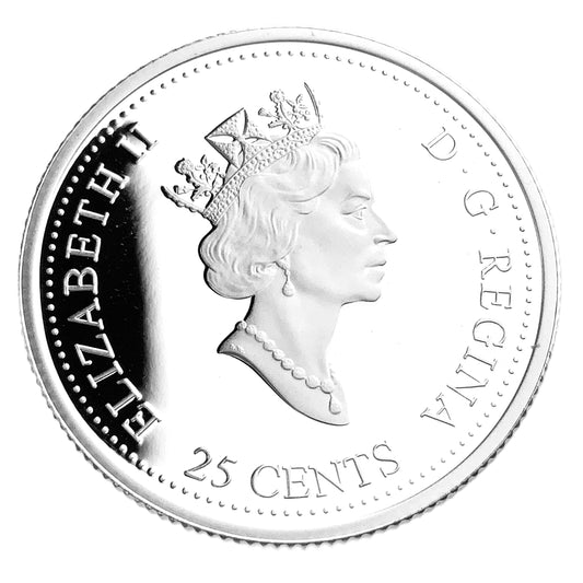 .175 ozt March Log Drive Silver 25¢