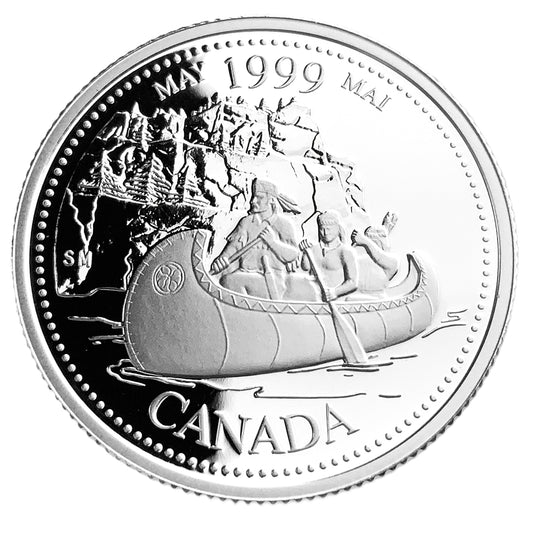 .175 ozt May The Voyageurs Silver 25¢
