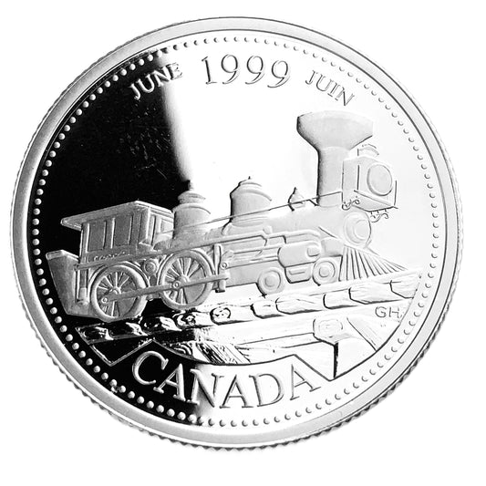 .175 ozt June From Coast to Coast Silver 25¢