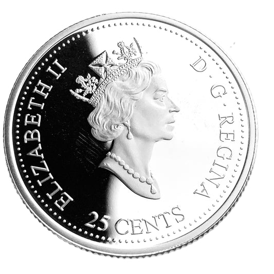 .175 ozt January Country Unfolds Silver 25¢