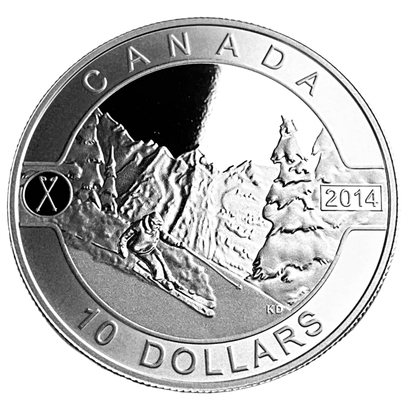.510 ozt Skiing Canada's Slopes 9999 $10