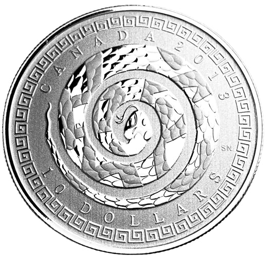 .510 ozt Year of the Snake 9999 Silver $10